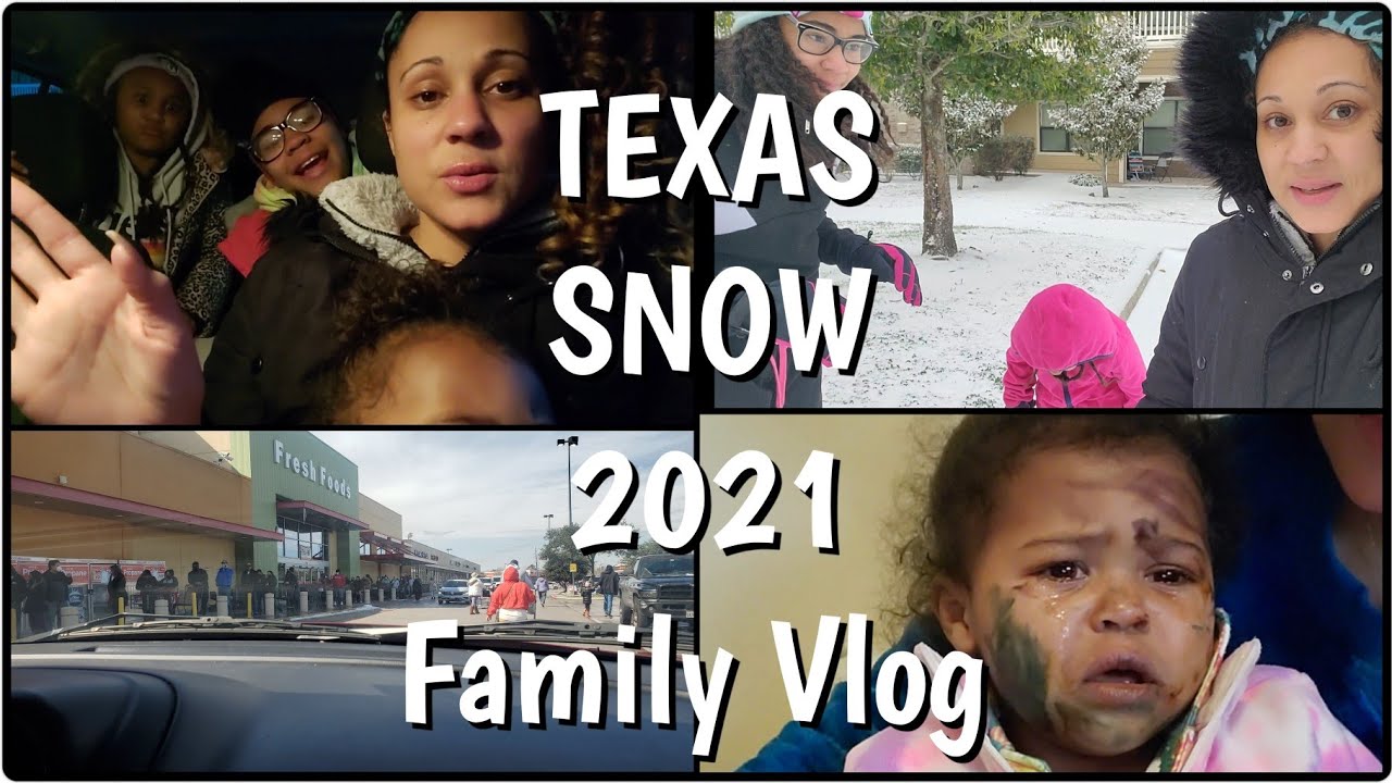 TEXAS WINTER STORM 2021| HOUSTON WE HAVE SNOW! | POWER OUTAGES | FAMILY VLOG