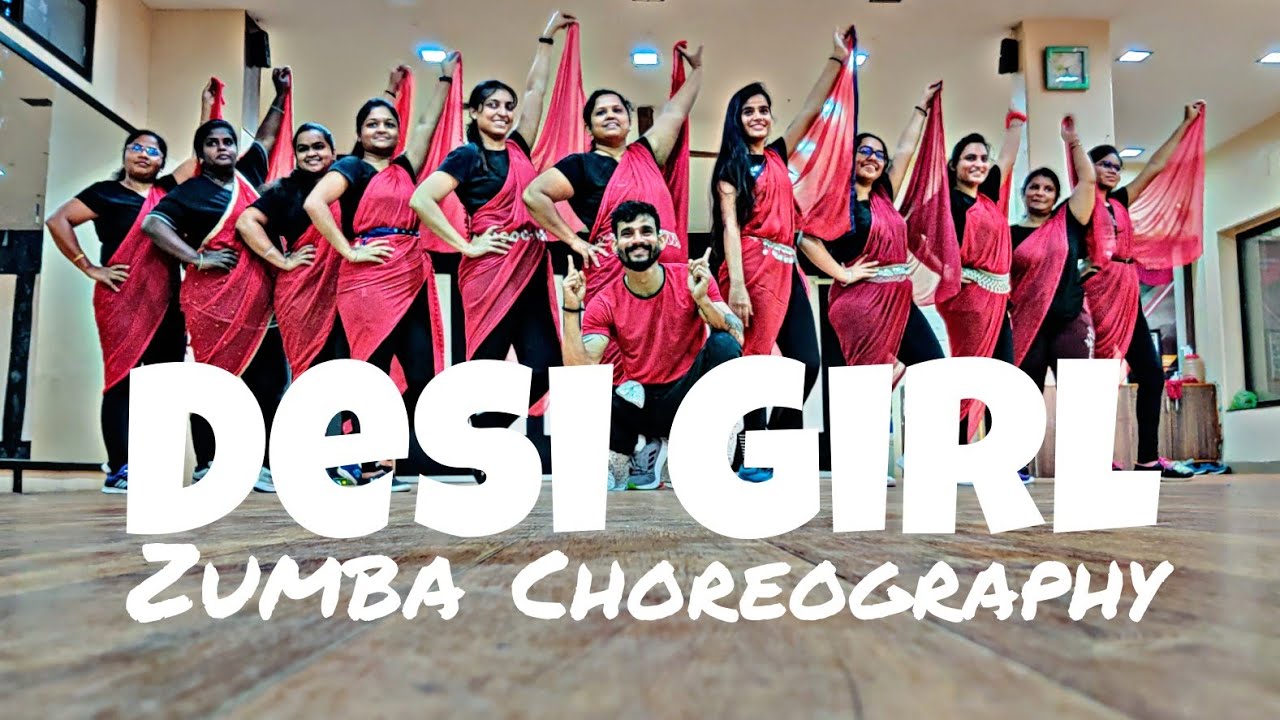 Desi Girl | Dostana | Zumba Choreography | Saaya Tutika | Let's Dance Academy Latur