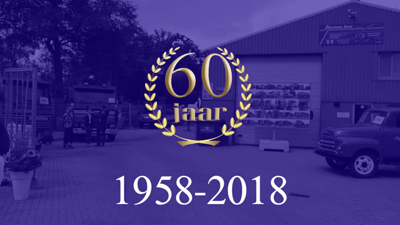 60 jaar Martens Best BV -  Experts in transport met kraanwagens