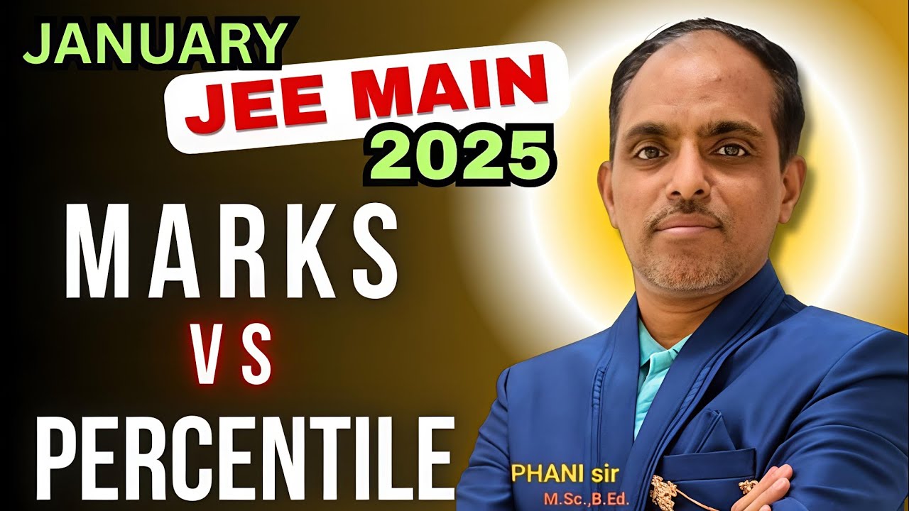 JANUARY 2025 లో ఎన్ని MARKS కి ఎంత పర్సంటైల్ వచ్చింది # PHANI sir