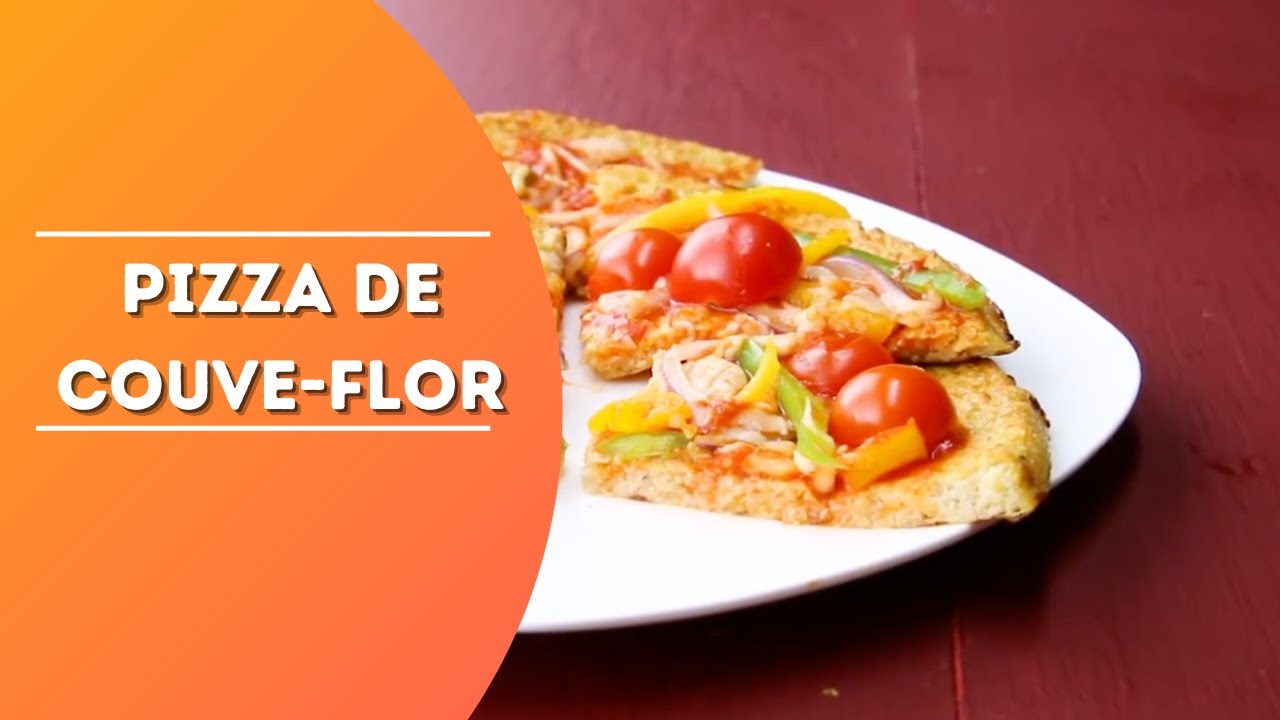 Receita de Pizza de Couve Flor Low Carb, prática e muito fácil de fazer