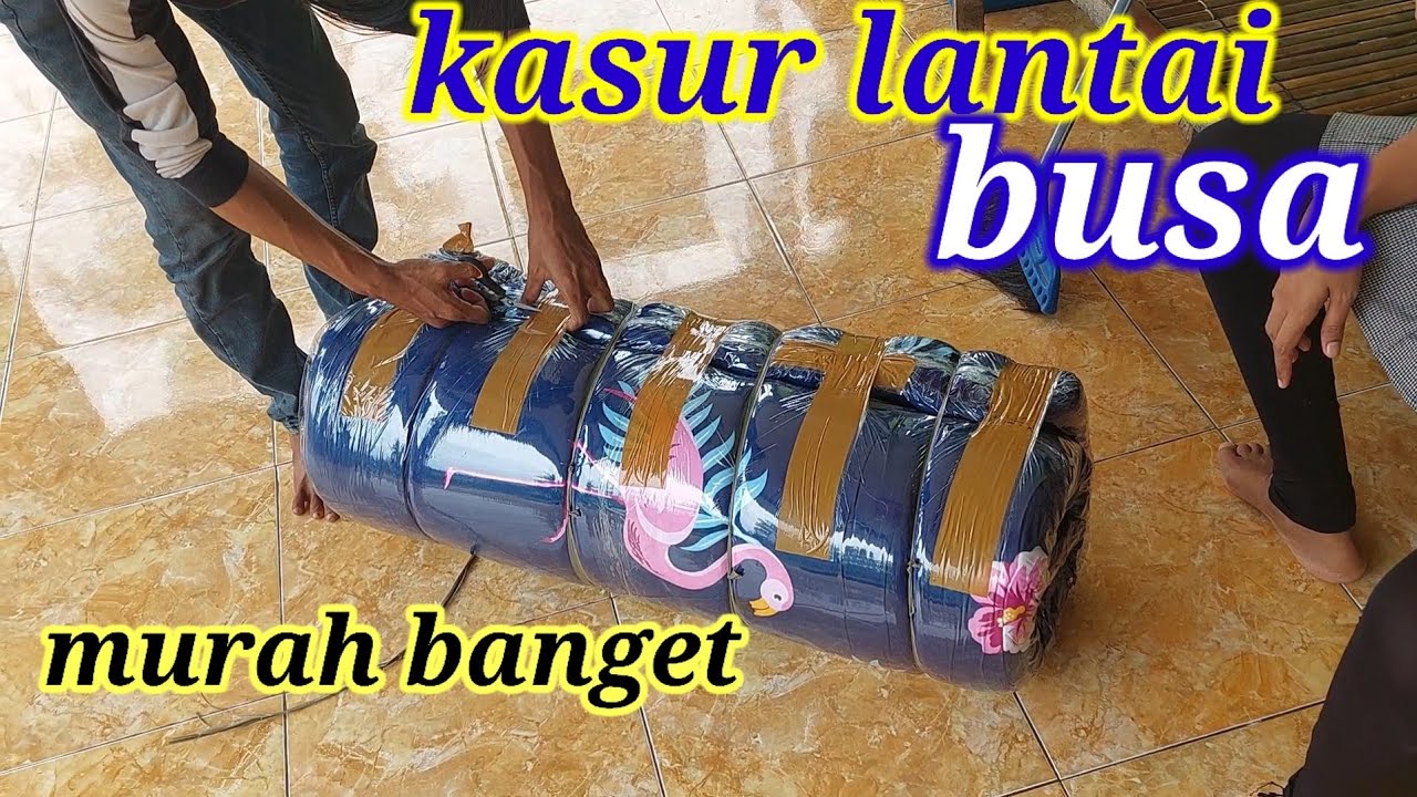 unboxing kasur lantai busa