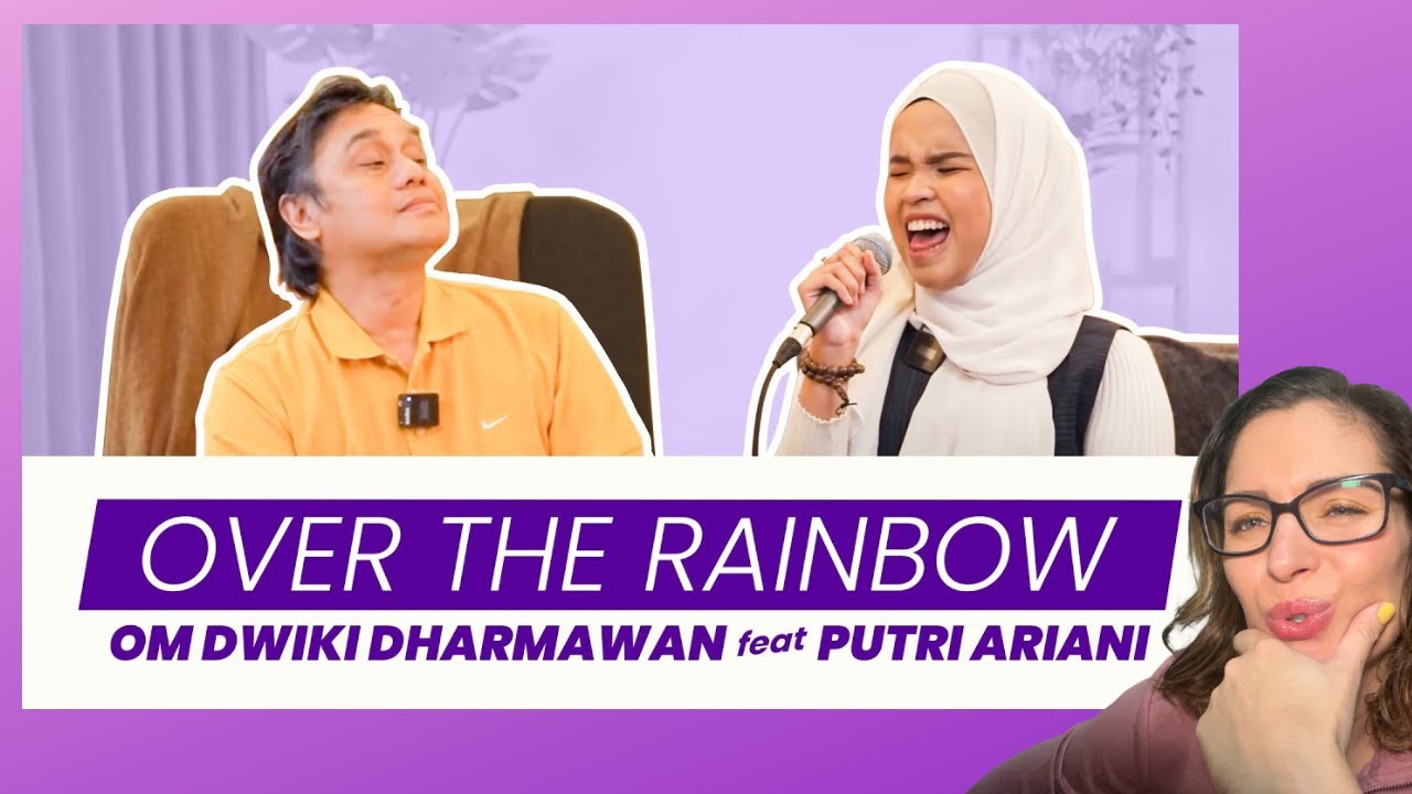 Putri Ariani ft. Dwiki Darmawan - Over The Rainbow (Judy Garland Cover) | Music Reaction |