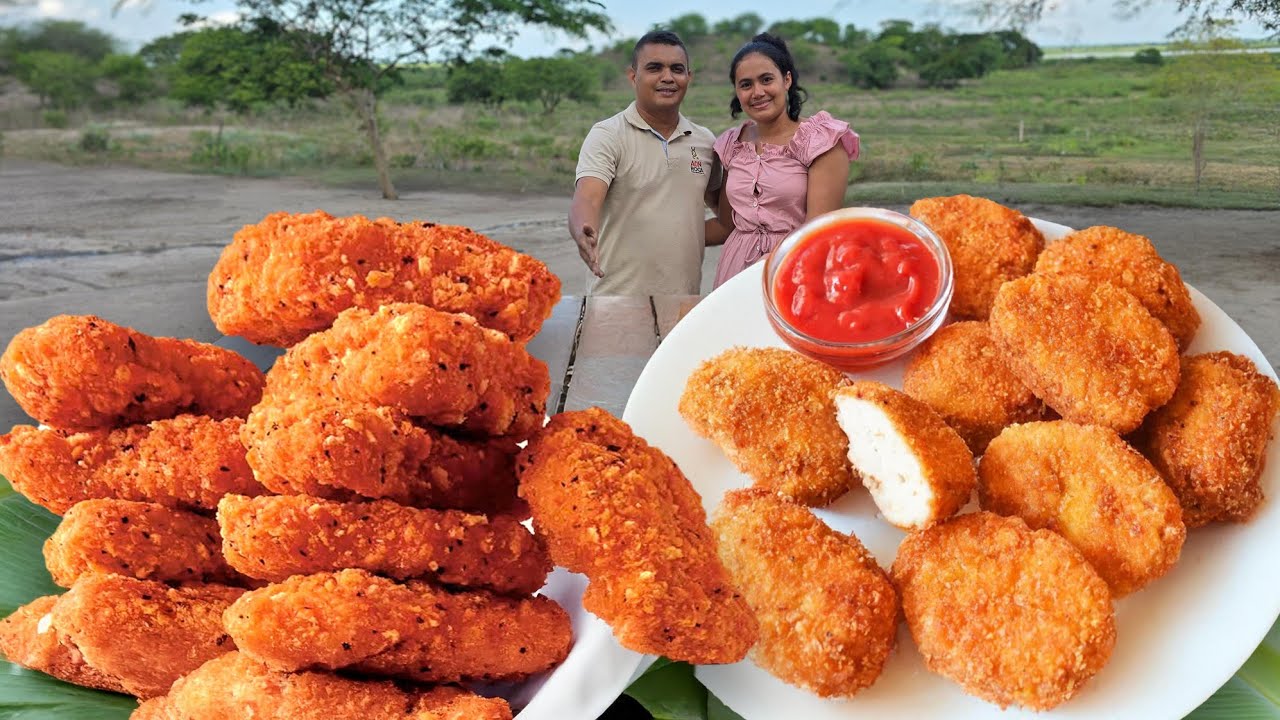 💚Los 3 NUGGETS de Pollo Más Vendidos♥️Clásico, Picante y Relleno] CASEROS💚