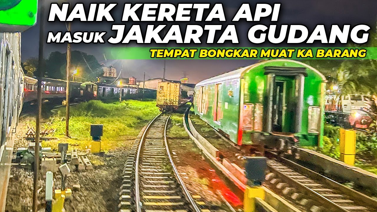 RUTE ANEH!! PENUMPANG DIBAWA KE TEMPAT BONGKAR MUAT BARANG!! Trip KA Motis Utara Semarang - Cilegon