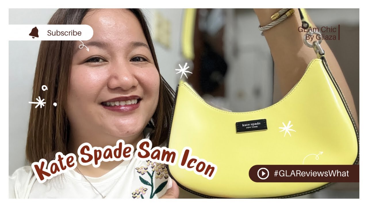 #BagReview: Kate Spade Sam Icon Small Convertible Crossbody in Suns Out (Sooo pretty!)🤩