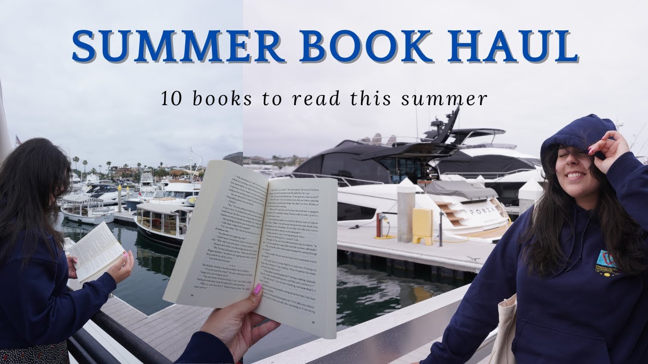summer book haul ☀️🌊⛵️ (10+ books!)