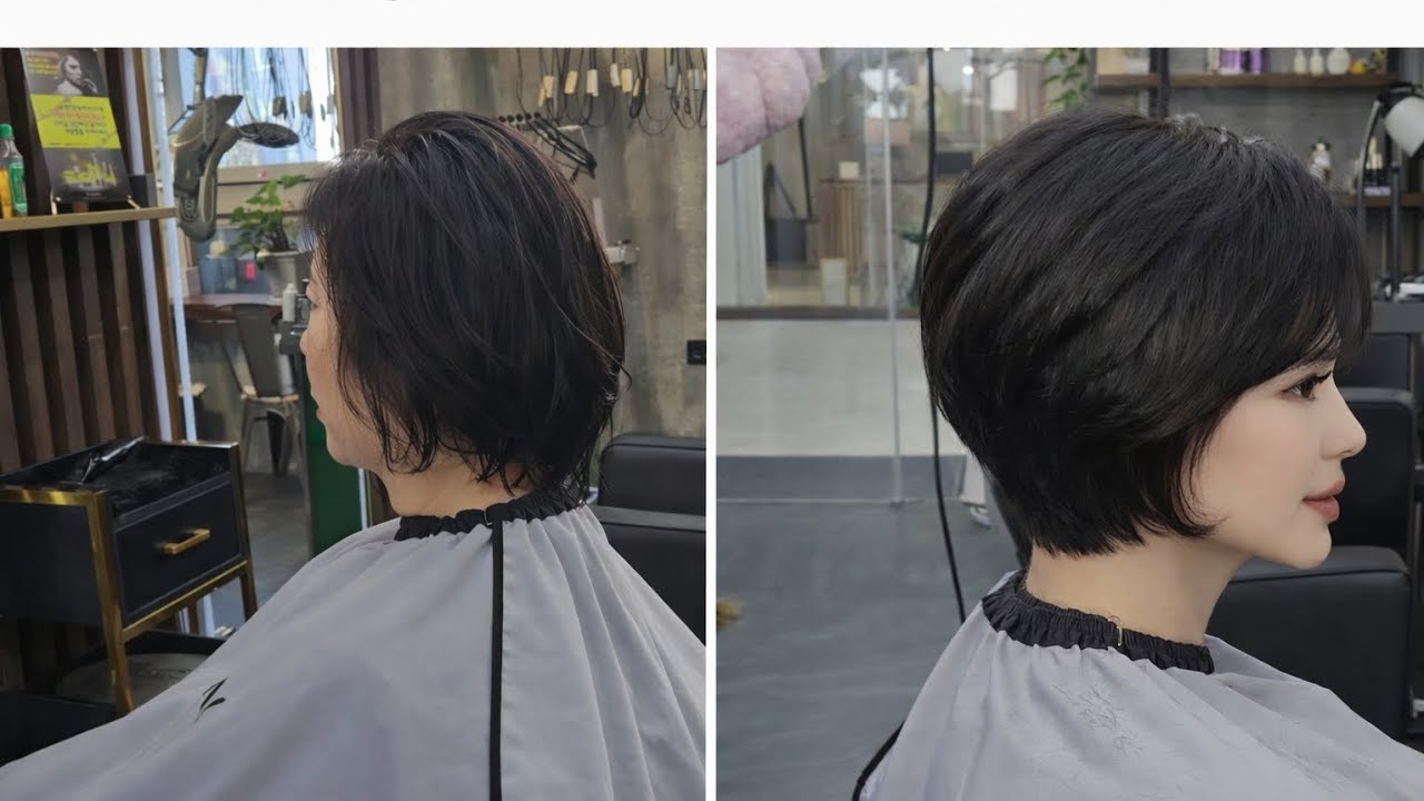 50·60대 사모님 단발컷 이렇게 자르면 절대 망치지 않습니다