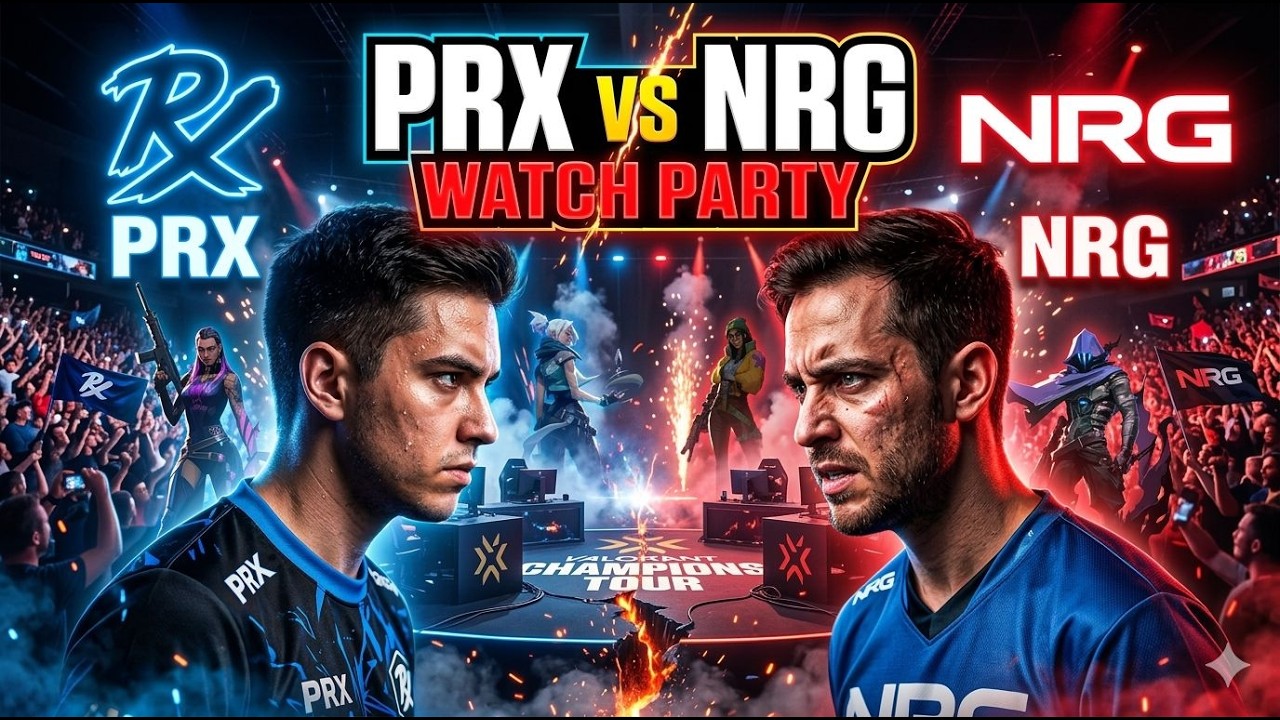 🔴 LIVE: NRG vs PRX Watch Party | Valorant Esports Hindi Stream