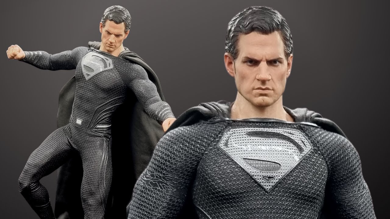 Фигурка Супермена в чёрном костюме в масштабе 1/6 от By-Art (Black Transcendent) | Обзор