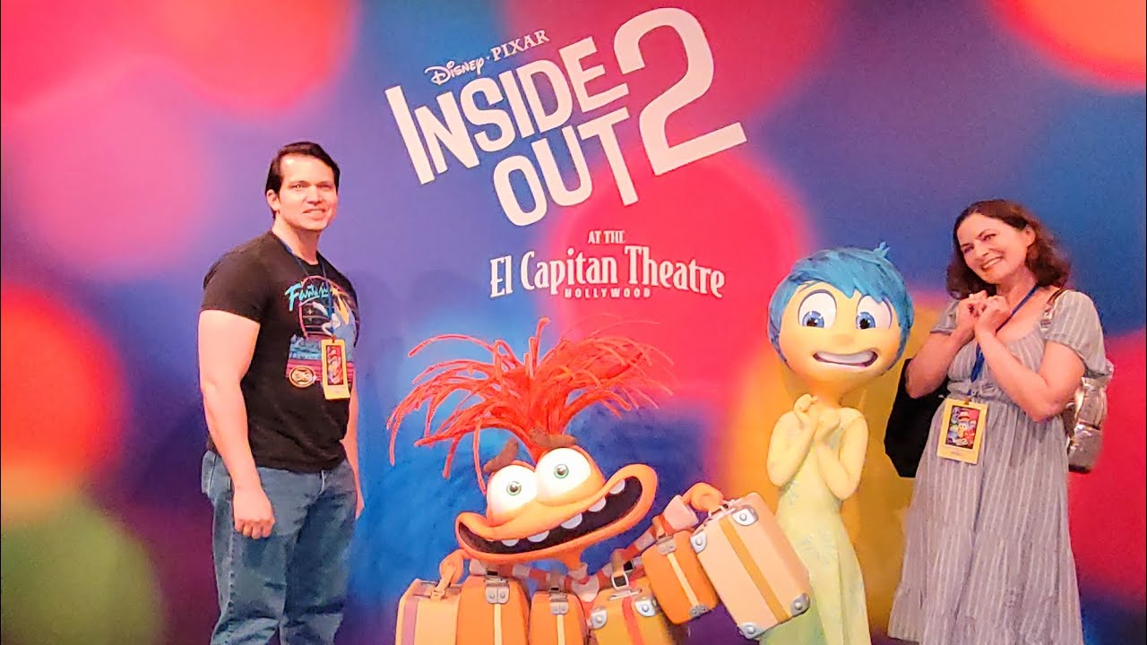 Inside Out 2 Fan event at El Capitan Theatre Volg!  Dueling DJs and a surprise guest in Hollywood!