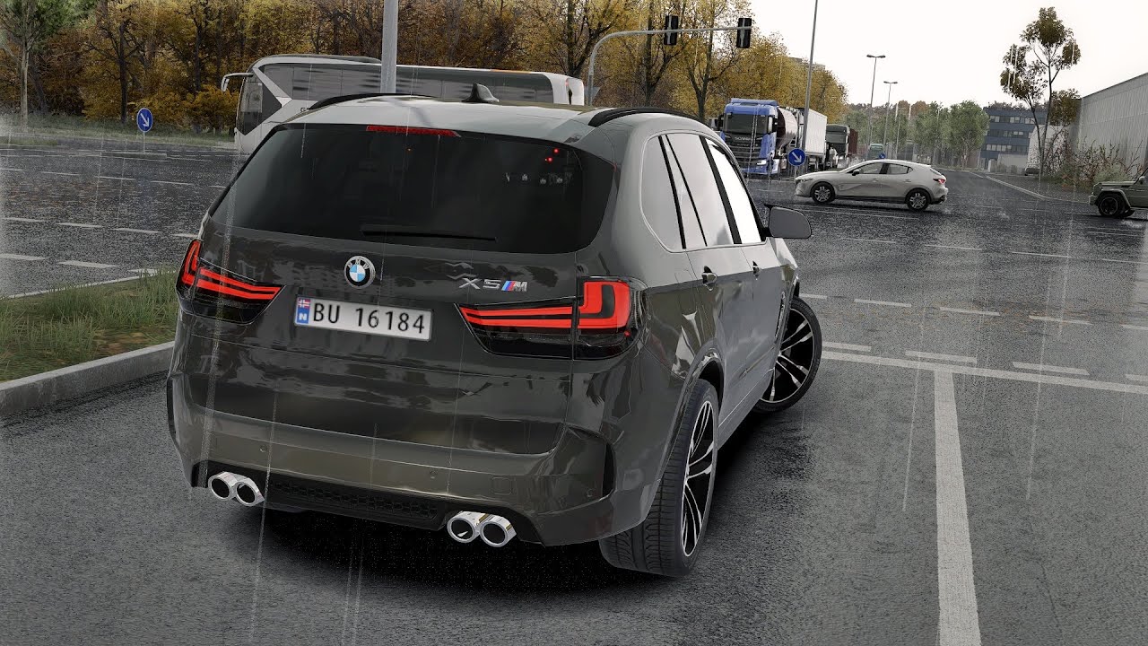 BMW X5M F85 🚐 | Realistic Steering Wheel Gameplay | ETS2 1.57