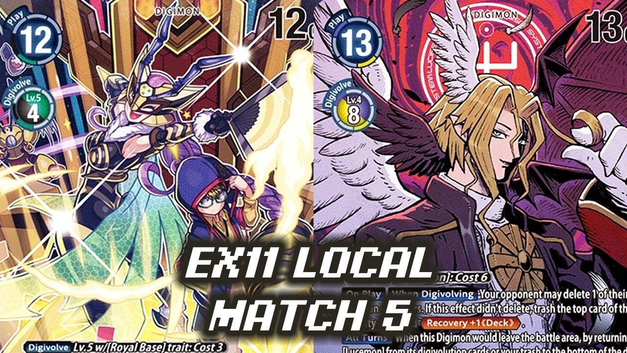 Royal Base VS Lucemon | EX11 Local Match 5 | Digimon TCG Osnabrick