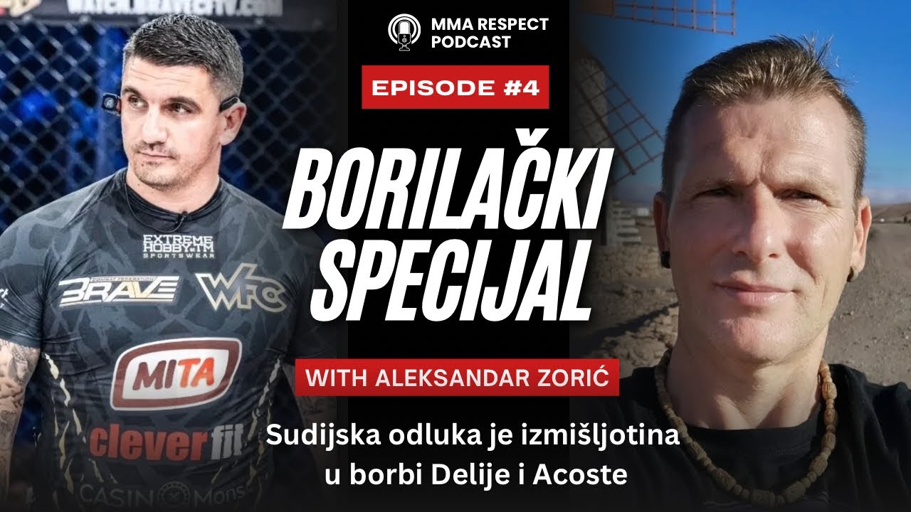 BS #4 | Aleksandar Zorić 🗣️ Sudijska odluka je izmi&scaron;ljotina u borbi Delije i Acoste !