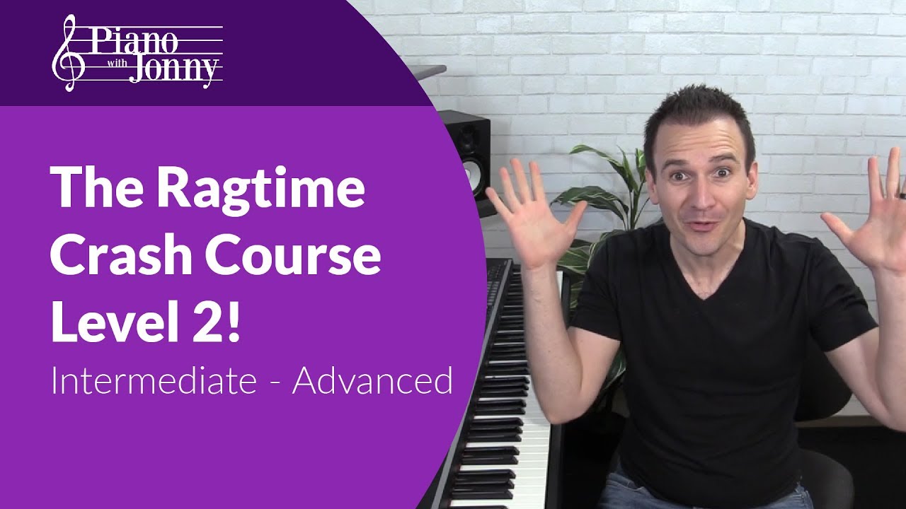 Ragtime Piano CRASH COURSE - Intermediate/Advanced!  Rag Rolls, Stride Bass, & more w/ Jonny May