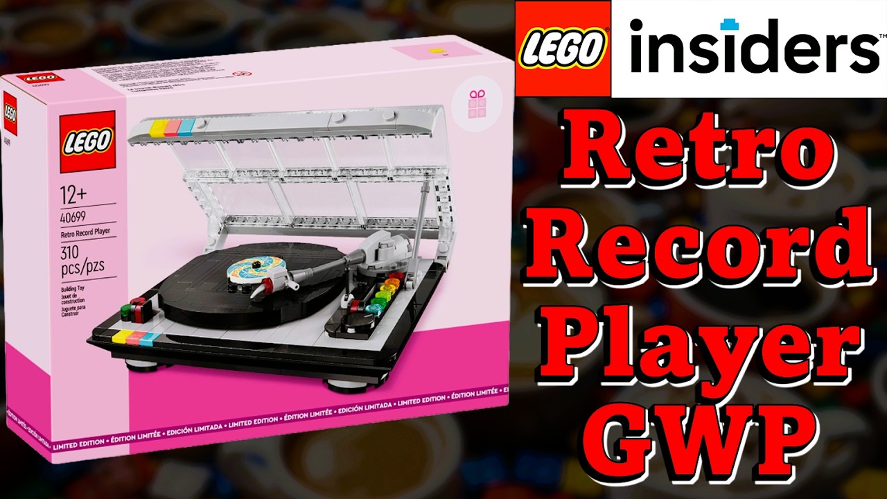 LEGO Retro Record Player GWP - LEGO Speed Build 325