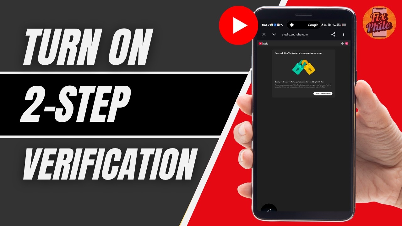 How To Enable 2 Step Verification On YouTube 2026 | Google Account Security Setup