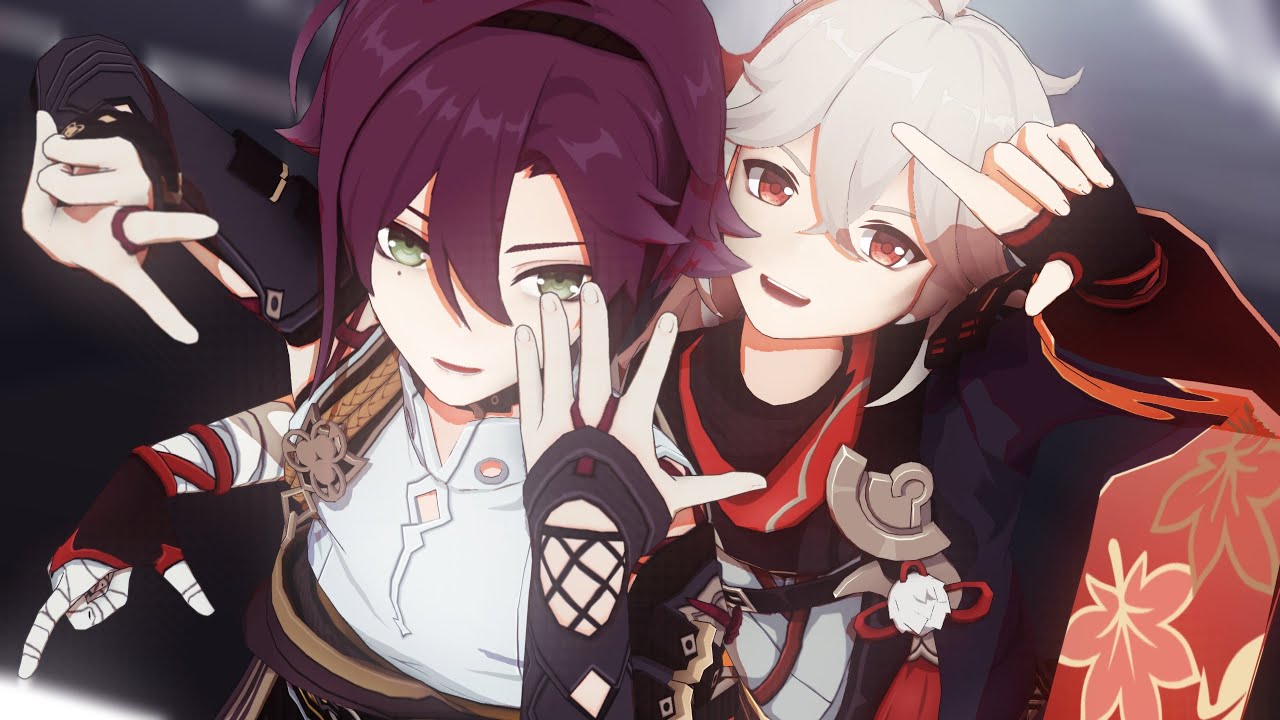 【Genshin Impact 原神 MMD】ロキ / 楓原万葉 鹿野院平蔵