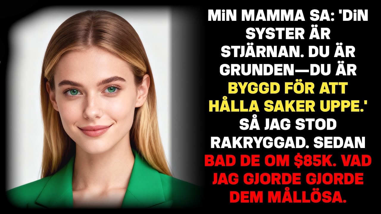 Mamma sa: ”Syrran har det svårt, du får fixa det” medan pappa tyst godkände