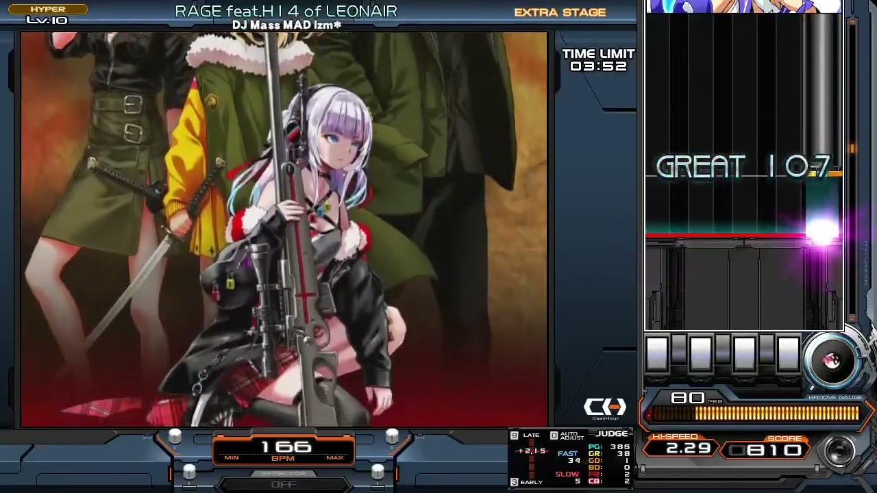 beatmania IIDX 29 CastHour RAGE feat.H14 of LEONAIR SPH 正規