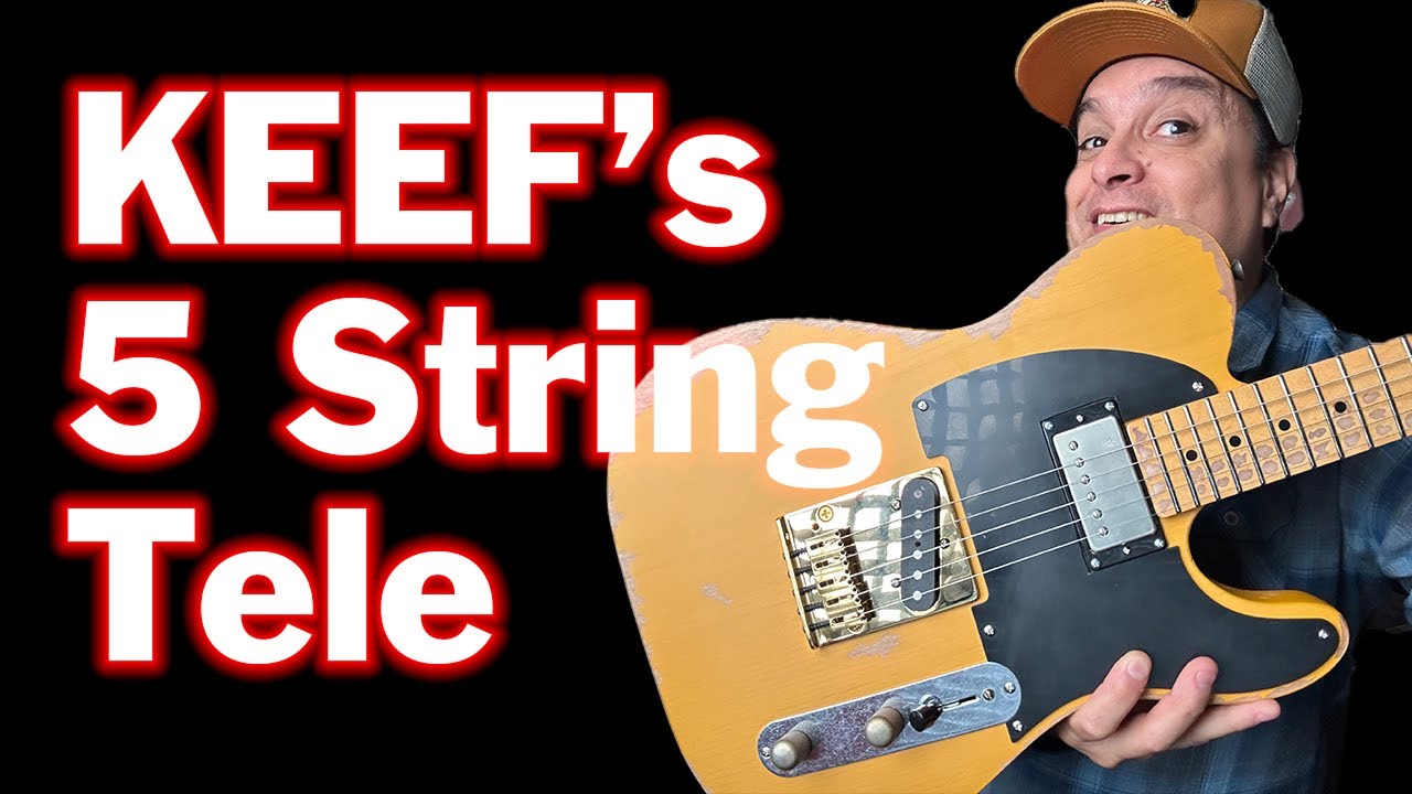5 String Telecaster Build - Keith Richards Micawber