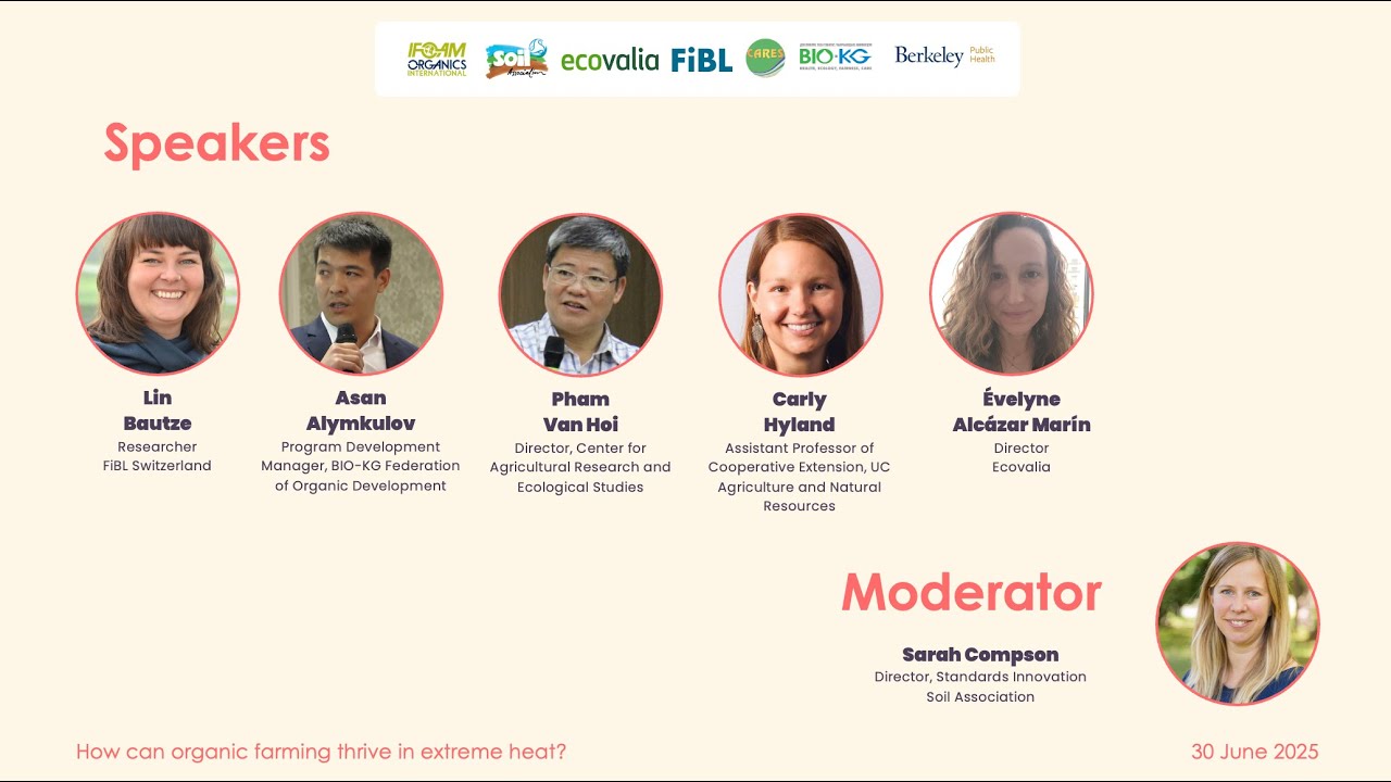 Webinar: How Can Organic Farming Thrive in Extreme Heat?