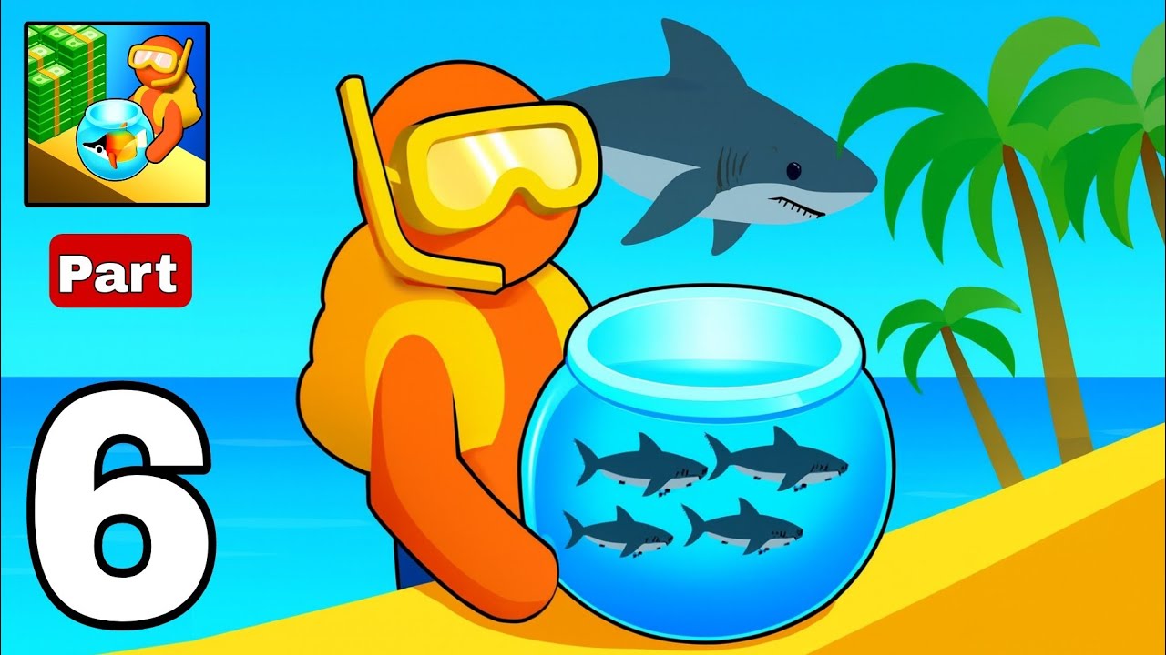 Aquarium Land: Game Gameplay walkthrough Part 6 - Sea life tap game ( Handcam gameplay )
