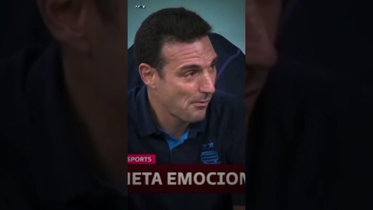 Lionel Scaloni Reaction After winning Pre Quarter Match #quatar2022 #argentina #worldcup2022