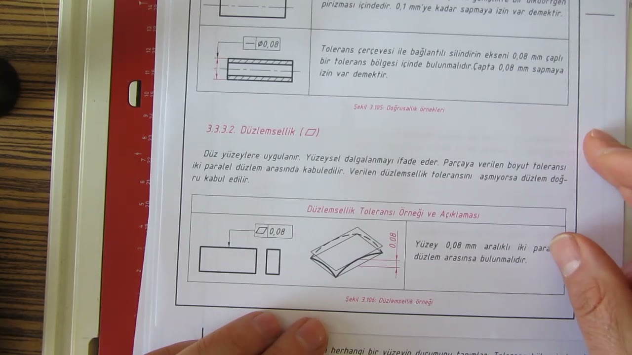 TEKNİK RESİM (277) ŞEKİL VE KONUM TOLERANSLARI 2
