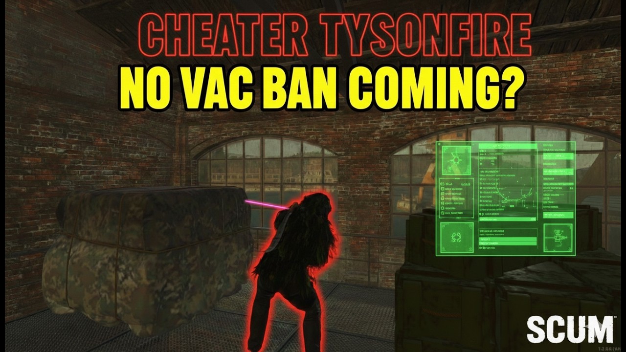 Tysonfire - French streamer was caught using ESP cheats in SCUM game