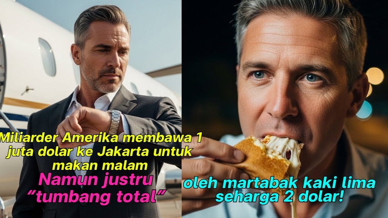 Miliarder Amerika membawa 1 juta dolar ke Jakarta untuk makan malamNamun justru “tumbang total”...