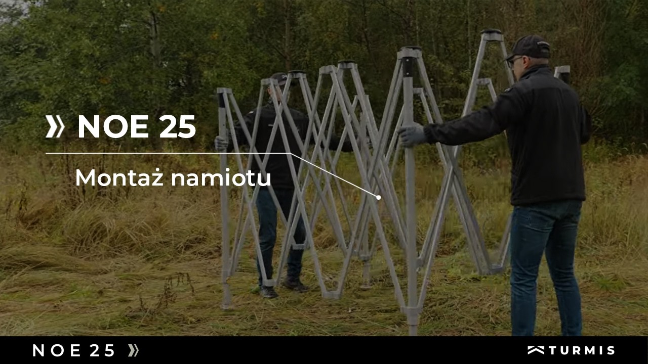 Montaż namiotu wojskowego NOE 25 | Pełny poradnik dla użytkowników