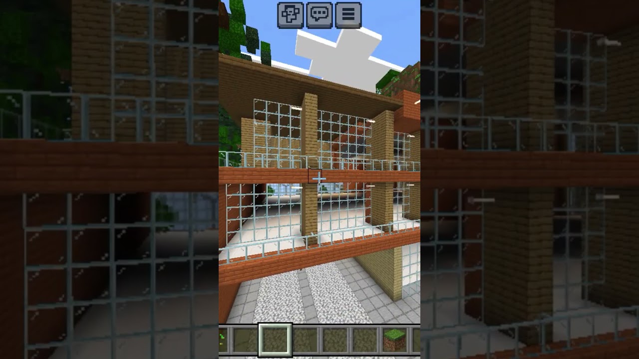 Rate this under Mountain build Part 10#minecraft #shorts #ytshorts