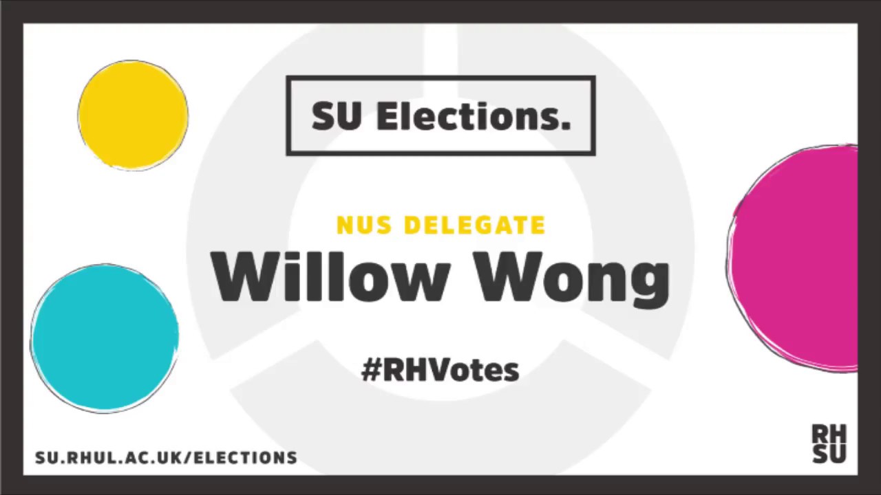 NUS Delegate Candidate - Willow Wong