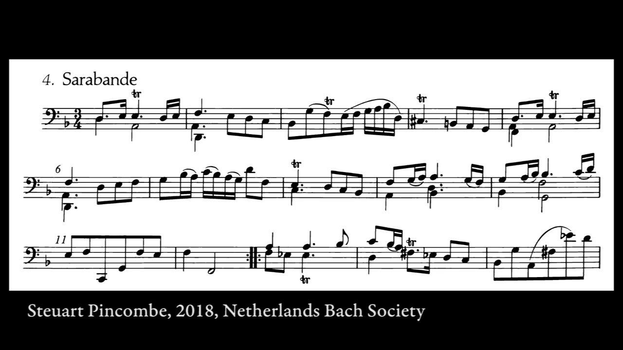 Bach Sarabande comparison