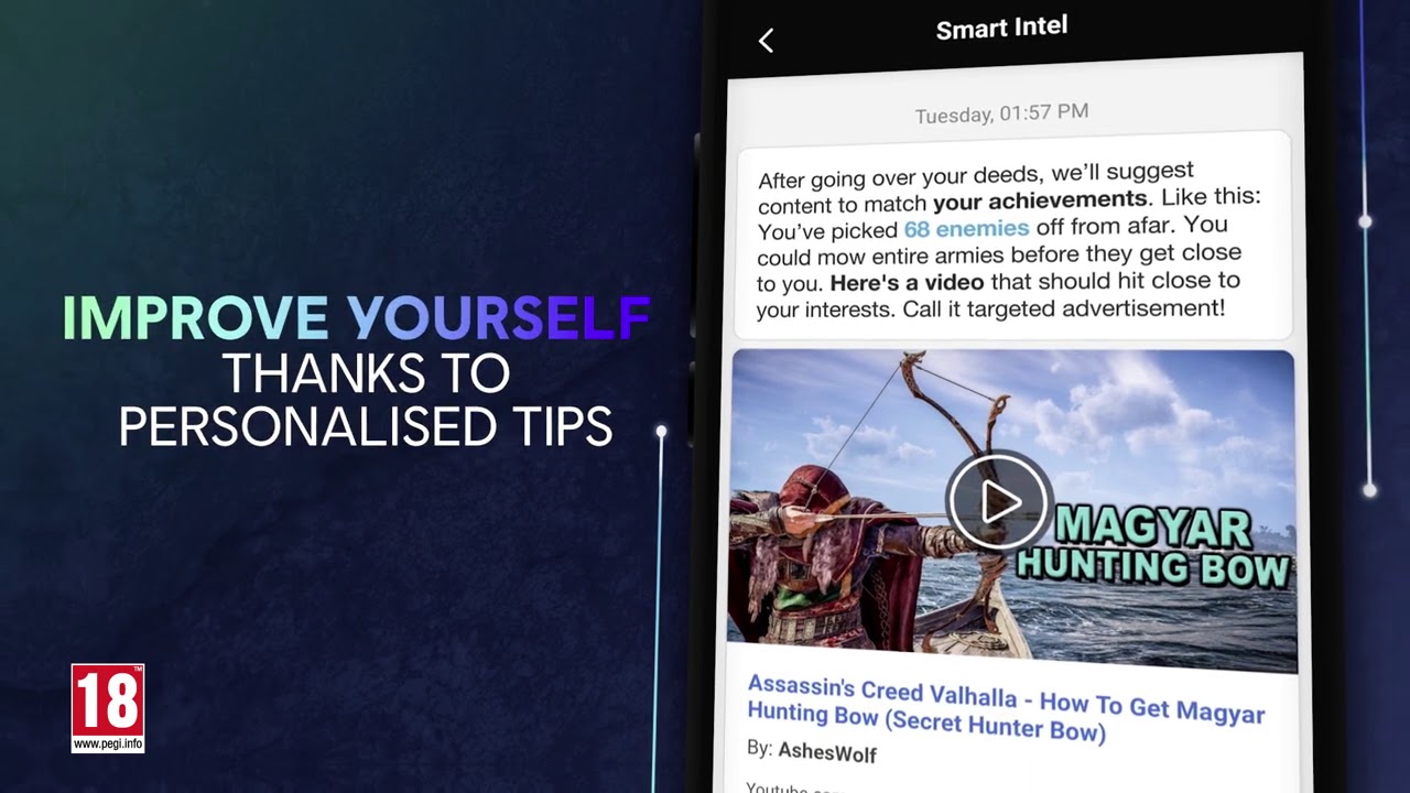 UBISOFT CONNECT SMART INTEL - your in-game progression & tips for Assassin's Creed Valhalla