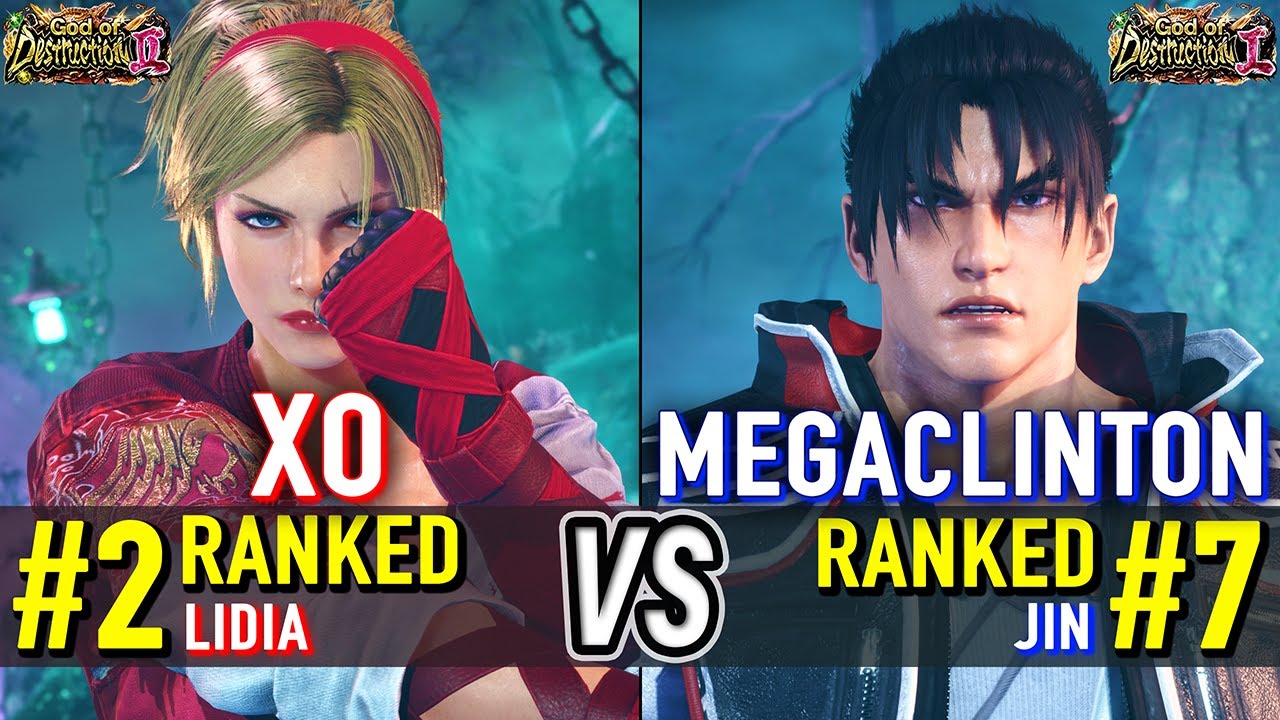 T8 🔥 XO (#2 Ranked Lidia) vs MEGACLINTON (#7 Ranked Jin) 🔥 Tekken 8 High Level Gameplay