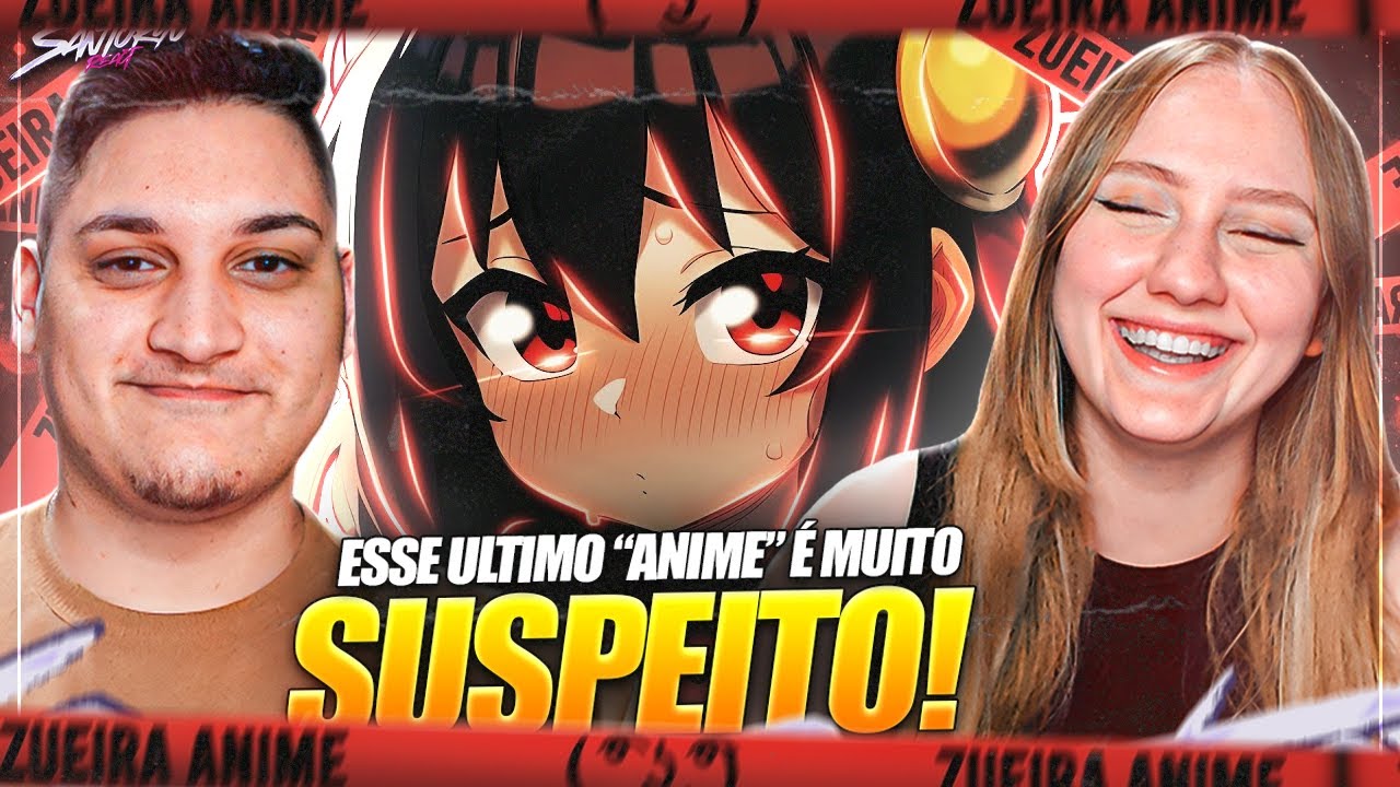 SOU TÍMIDA ( ͡° ͜ʖ ͡°) - ZUEIRA ANIME (Akachi Br) - REACT EM CASAL