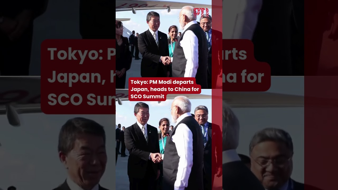 Tokyo: PM Modi departs Japan, heads to China for SCO Summit