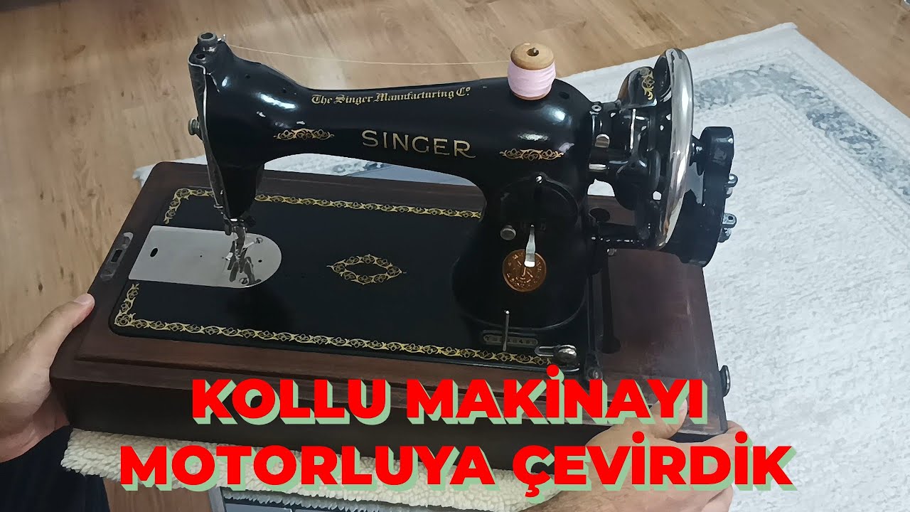 85 YILLIK KOLLU MAKİNAYA MOTOR TAKTIK