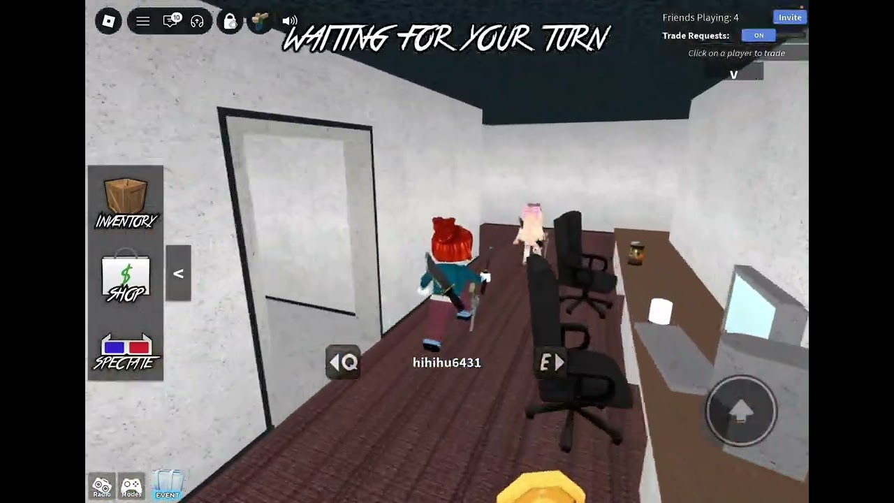 Playing mm2. so fun!