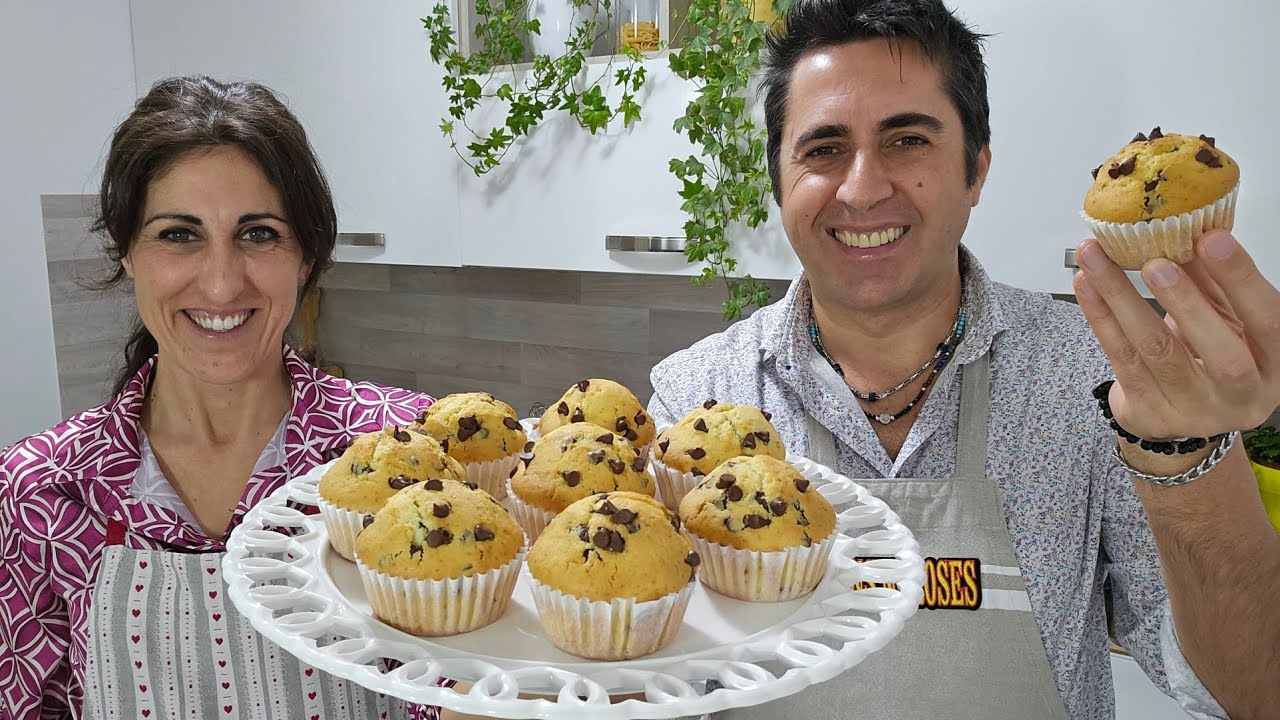 Muffin con gocce di cioccolato - Ricetta facile