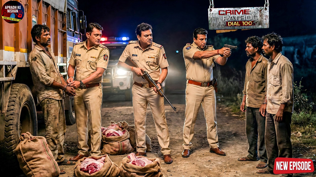 रात के अंधेरे में मीट ट्रक पकड़ा गया… पुलिस ने गौ-तस्करों को रंगे हाथों दबोचा || Crime Patrol