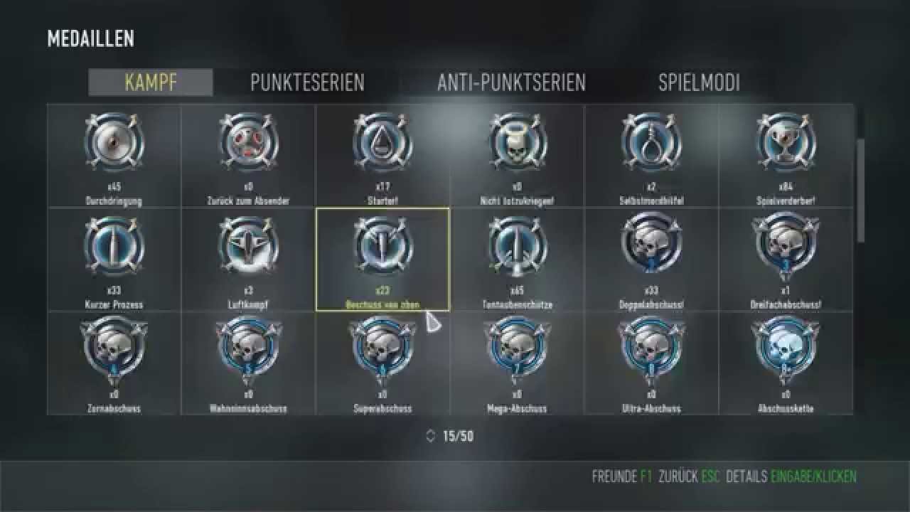 Advanced Warfare: Statistiken nach Prestige 1