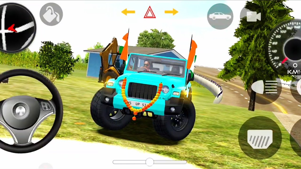 Modified Mahindra 😈 Thar Car Games #mahindrathar #thar #vikasgameff  