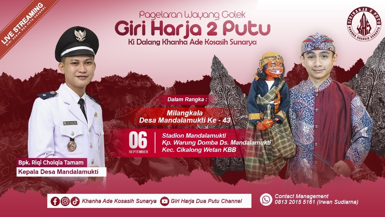 (LIVE) GIRIHARJA 2 PUTU - KHANHA ADE KOSASIH SUNARYA || DS.MANDALAMUKTI - CIKALONGWETAN - BANDUNG