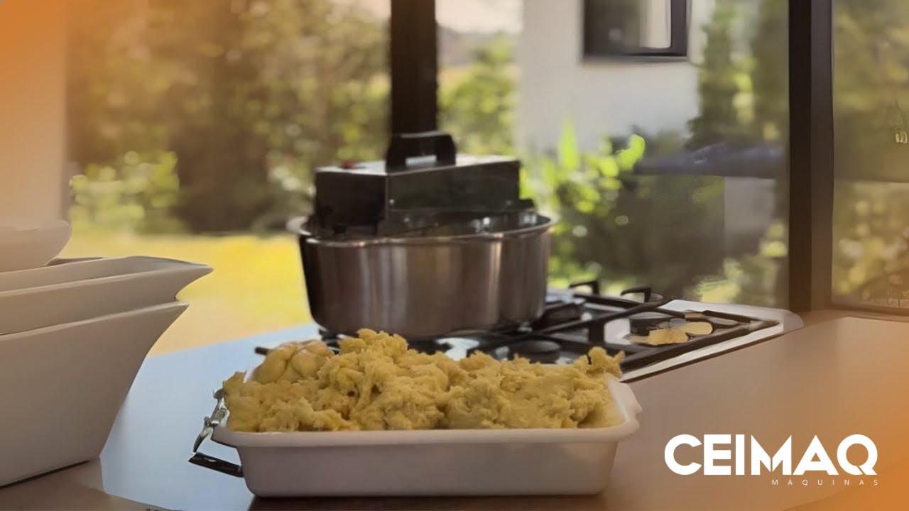 MASSA para salgados COM BATATA na Masseira 5kg | CEIMAQ