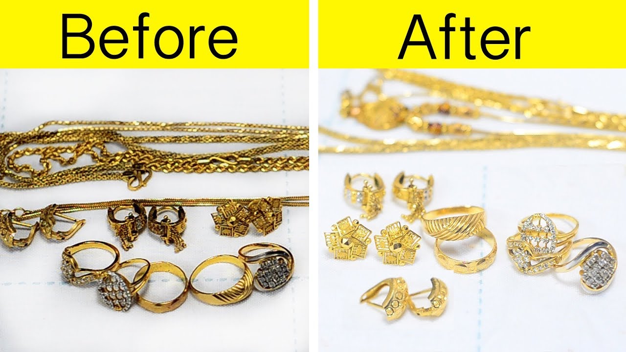 How to clean gold Jewellery at home | आसान तरीका सोना चमकाने का
