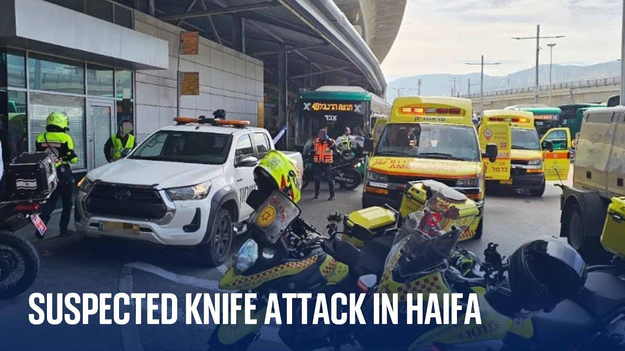 One dead and four injured in knife attack in Haifa, Israeli officials say