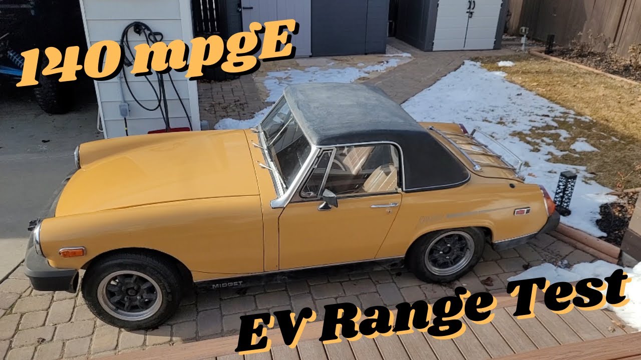 My 50 Year Old EV Conversion is More Efficient than a Tesla! - MG Midget EV Conversion Part 16
